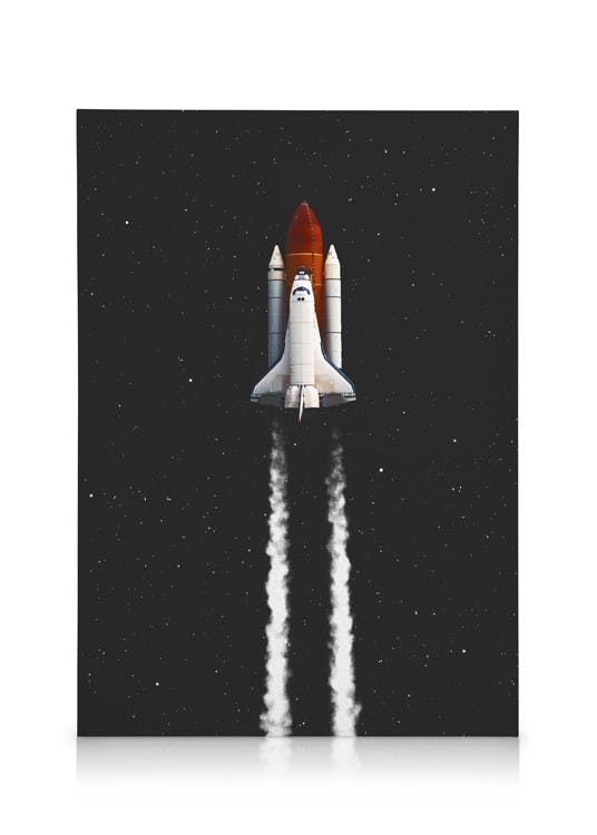 Space Shuttle Launch Obraz na plátne (70x100 cm)