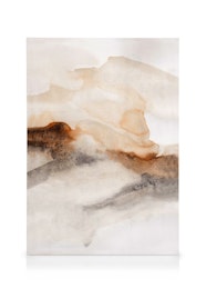 Burnt Tones Watercolor No1 Tableau Sur Toile Marron Aquarelle Burnt Tones Watercolor No1 Tableau Sur Toile Marron Aquarelle