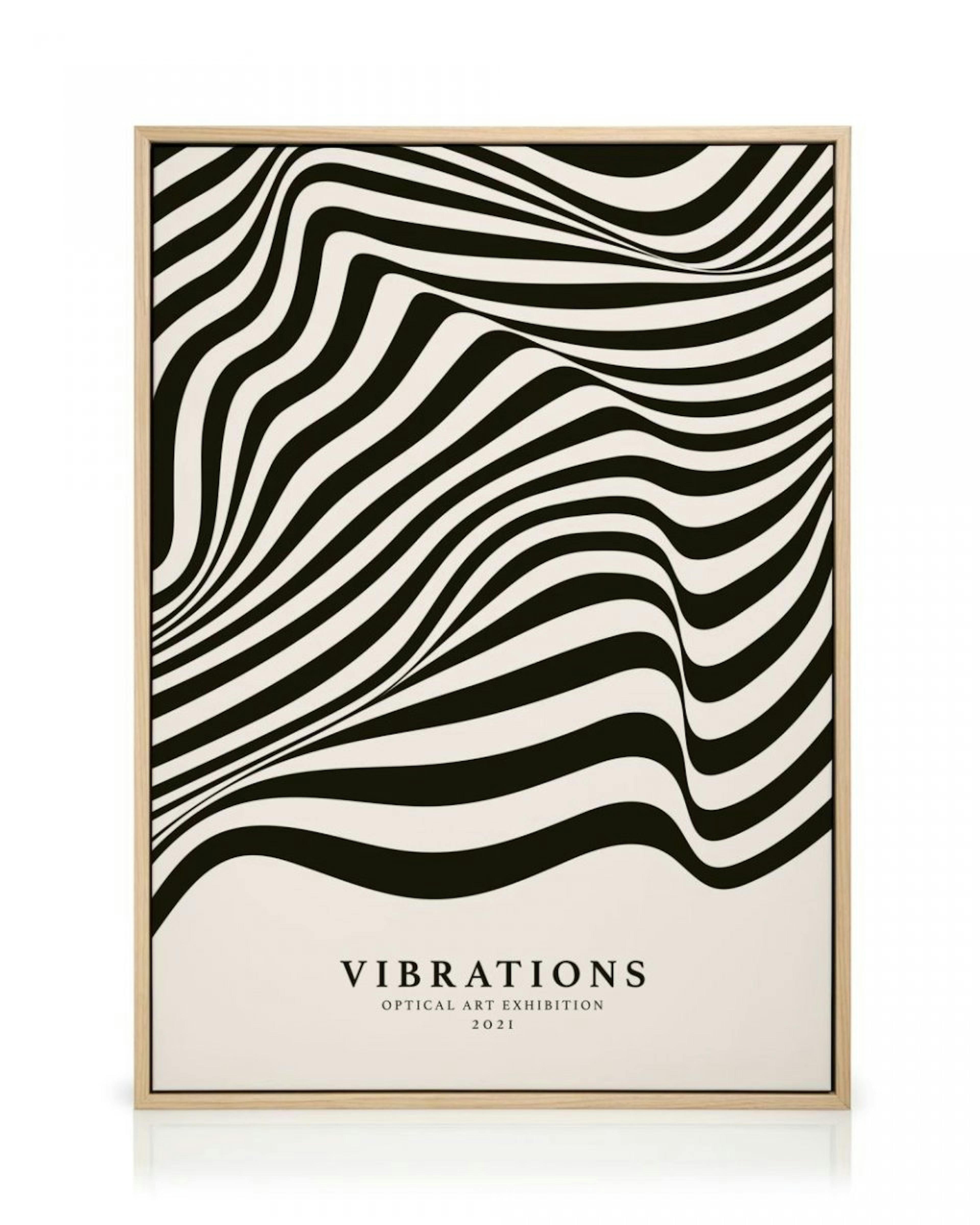 Vibrations Canvas print