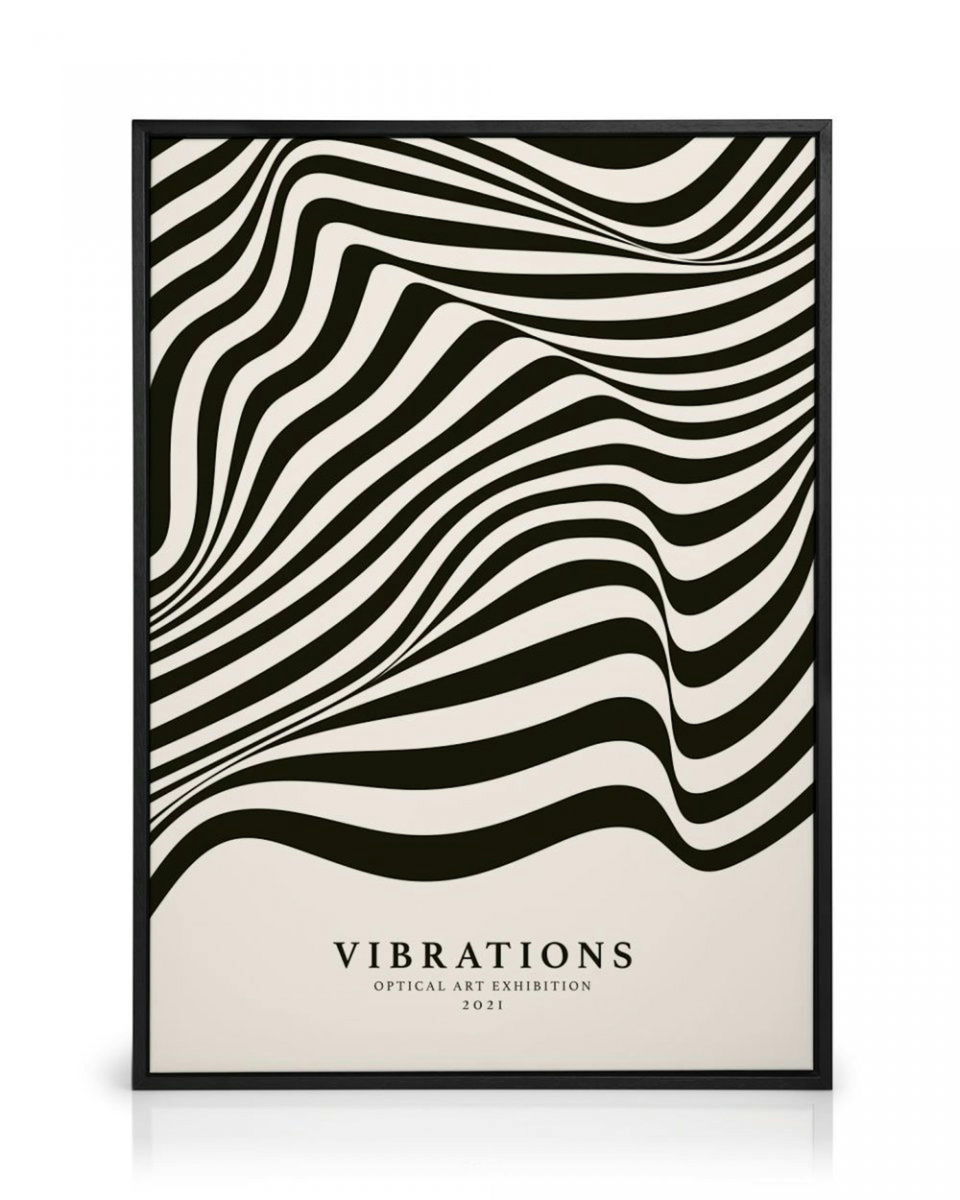 Vibrations Canvas print