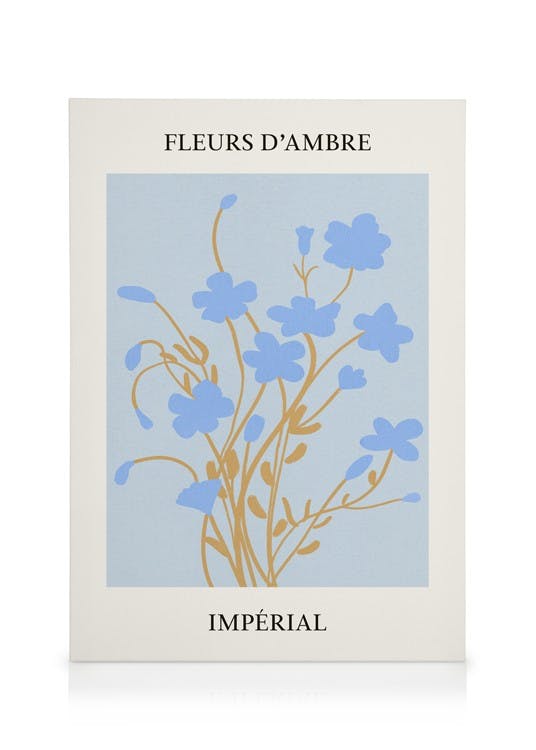Canvas Prints Fleurs No2 Canvas print (30x40 cm - Black Frame)