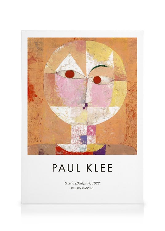 Canvas Prints Paul Klee - Senecio (Baldgreis) Canvas print (30x40 cm)