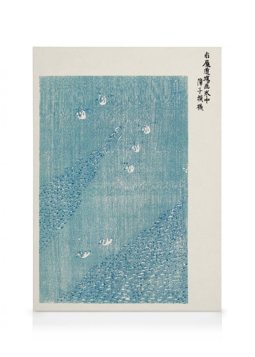 Canvas Prints Taguchi Tomoki - Yatsuo no Tsubaki Canvas print (30x40 cm - Oak Frame)