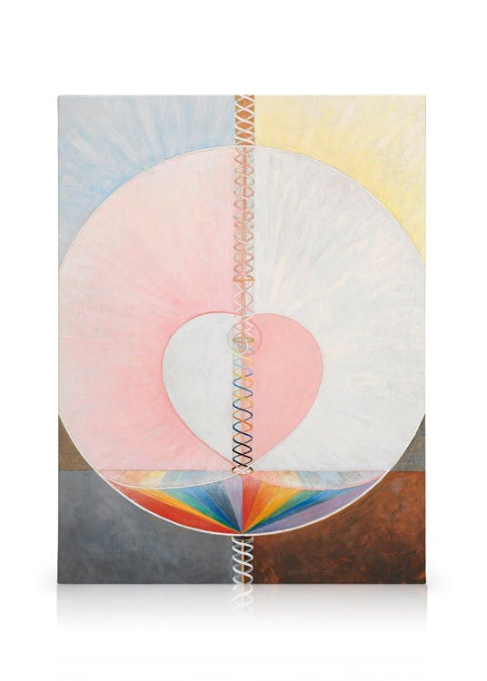 Canvas - The dove, No.1 by Hilma Af Klint (30x40 cm)
