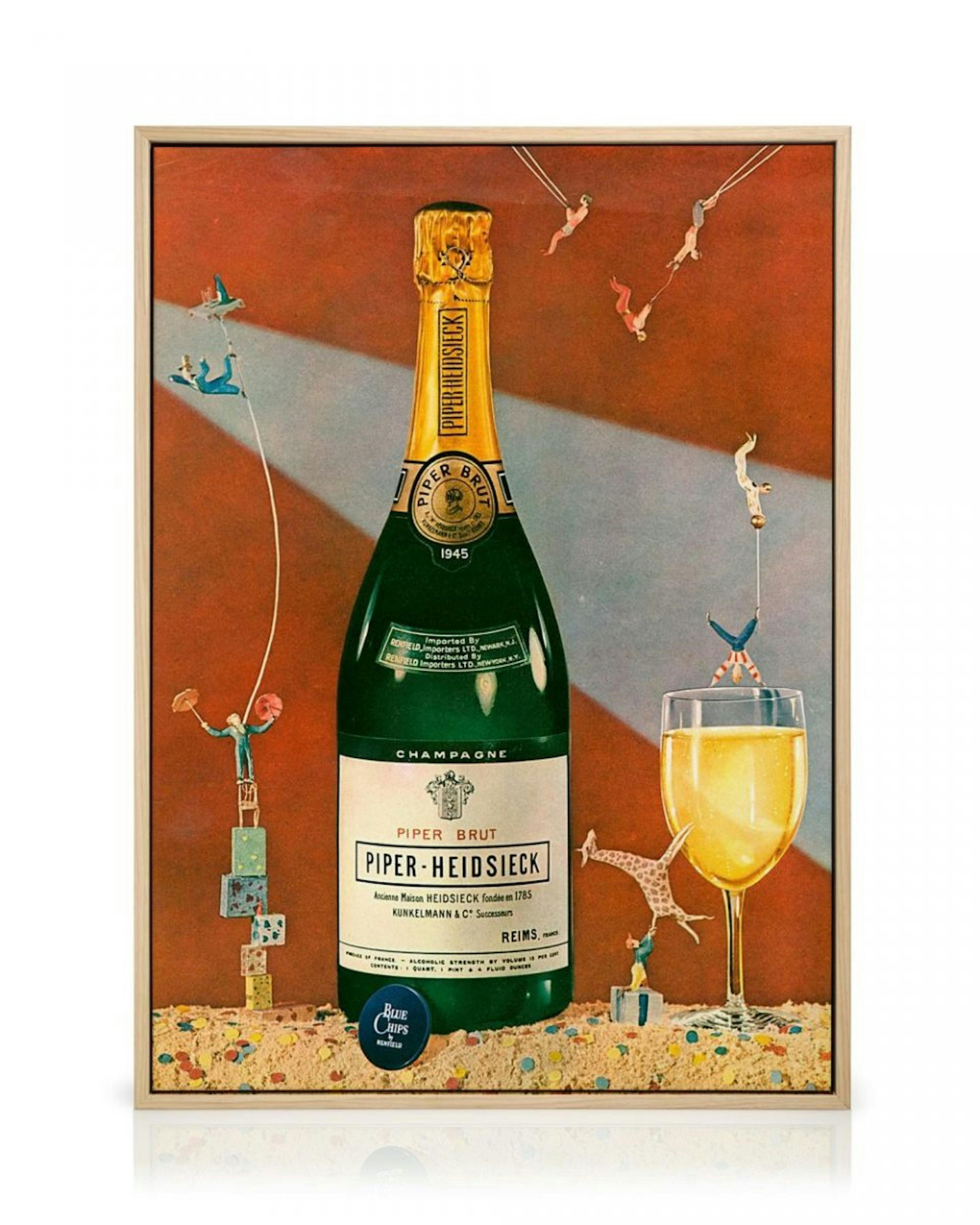 Vintage Champagne Canvas print