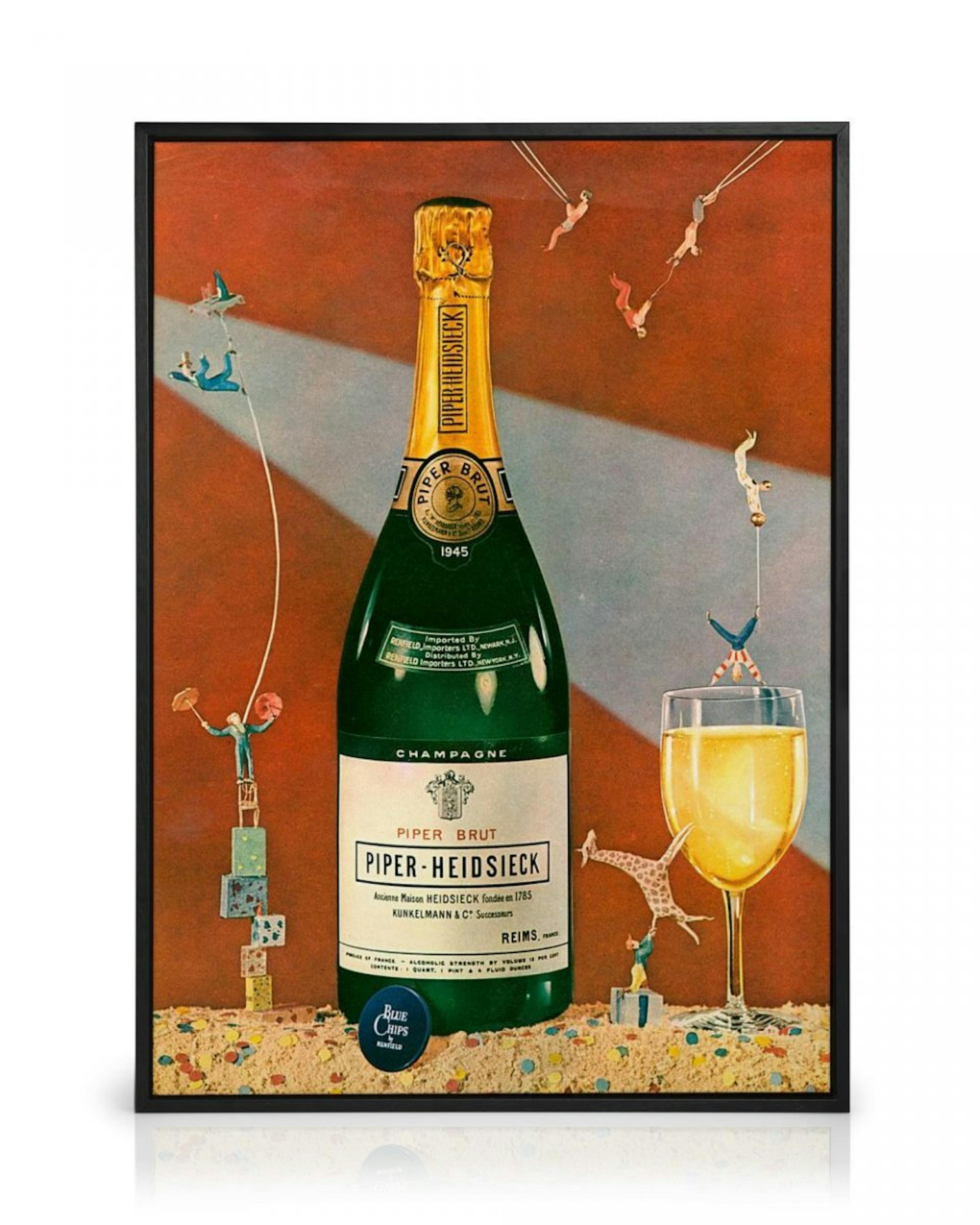 Vintage Champagne Canvas print