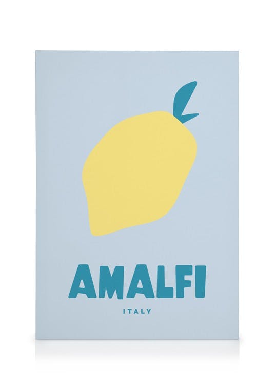 Obrazy na płótnie Graphic Amalfi Obraz na płótnie (50x70 cm - Ramka dębowa)