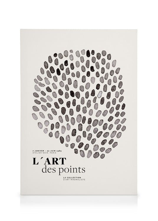 L’art des Points No1 Toile (30x40 cm) Toiles