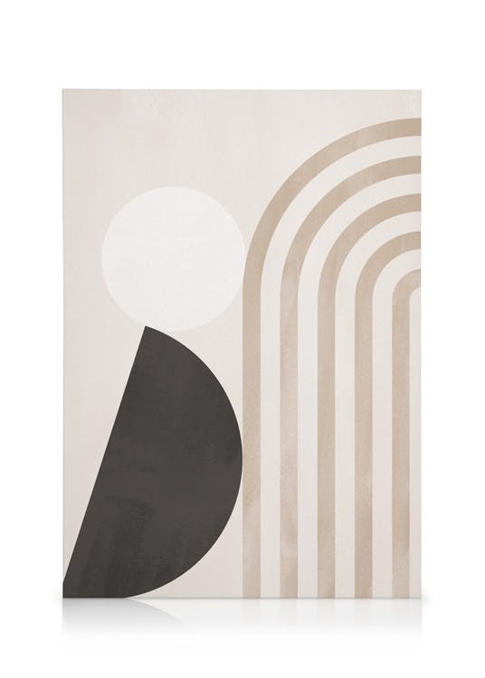 Obrazy na płótnie Rustic Curves No1 Obraz na płótnie (50x70 cm - Czarna ramka)