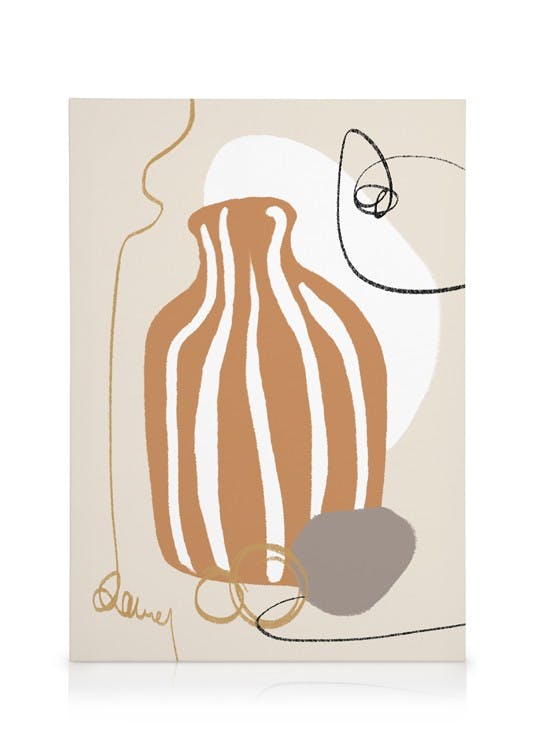 Telas decorativas Abstract Still Life No2 Quadro em tela (50x70 cm)