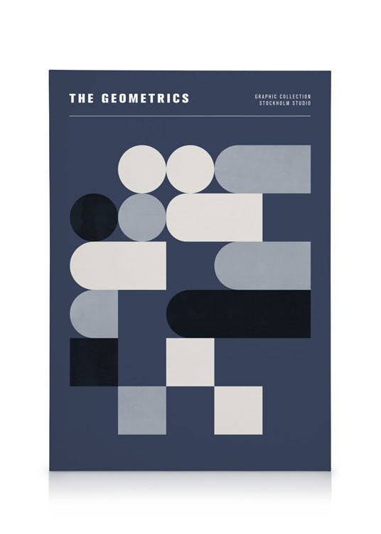 Canvas Schilderijen The Geometrics Canvas (50x70 cm)