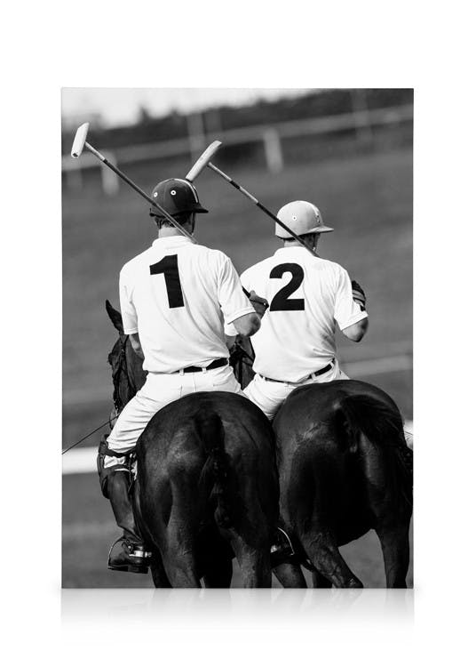 Canvastavlor Polo Players Canvastavla (30x40 cm - Ekram)