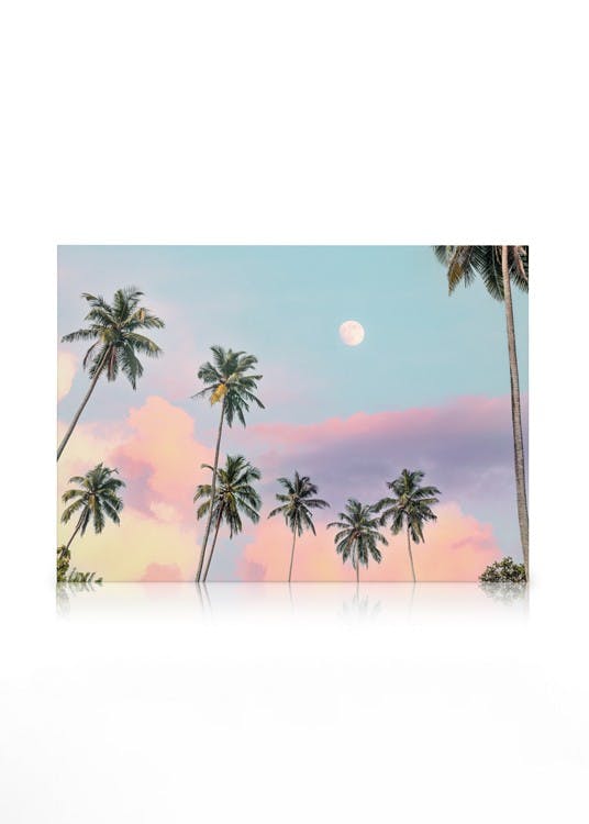 Canvas Schilderijen California Sky Canvas (50x70 cm - Fotolijst Eiken)
