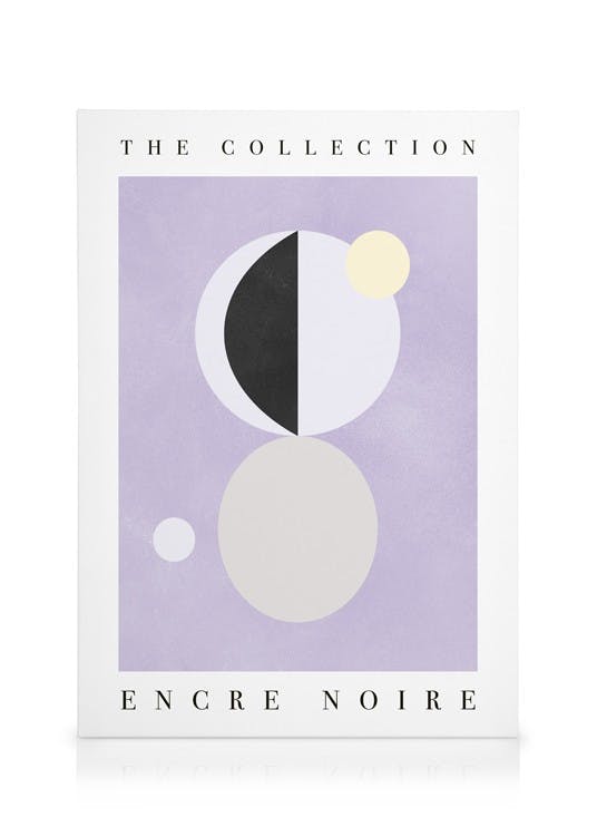 Canvas Prints Encre Noire No1 Canvas print (50x70 cm)