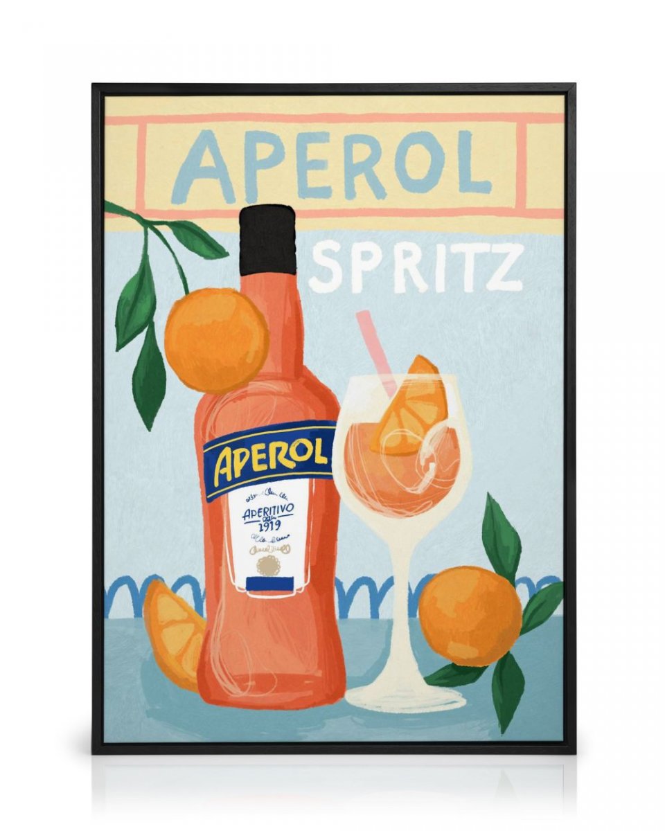 Aperol Spritz Canvas - Aperol cocktail 