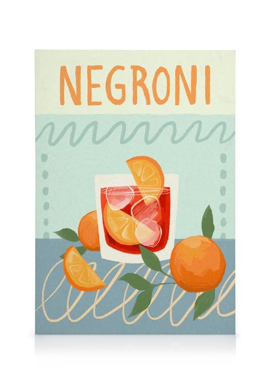 Negroni Cocktail Obraz na plátne (30x40 cm)