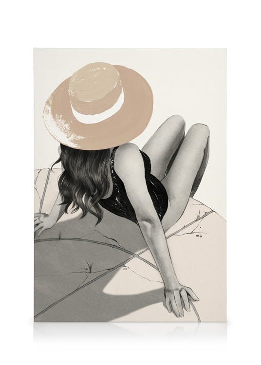 Chillin' in the Sun No1 Canvas (30x40 cm)