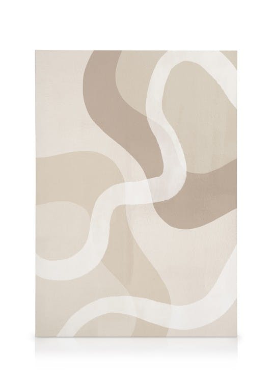 Canvas Prints Beige Abstract No2 Canvas print (50x70 cm)