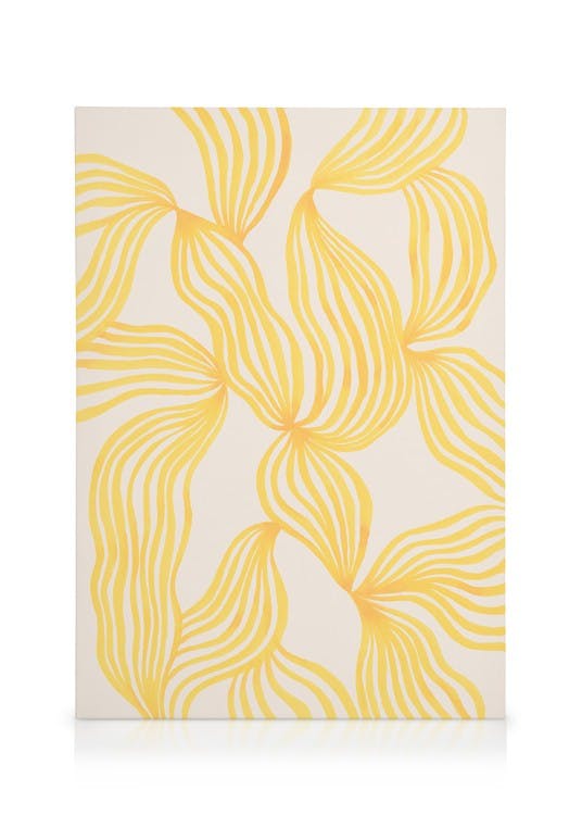 Warm Whirls No1 Obraz na plátne (50x70 cm - Dubový rám)