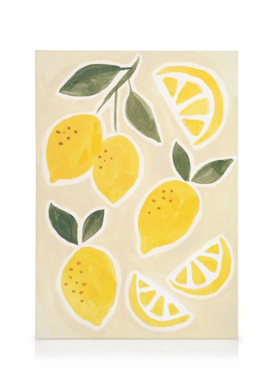 Canvas Prints Sunny Lemons Canvas print (50x70 cm)