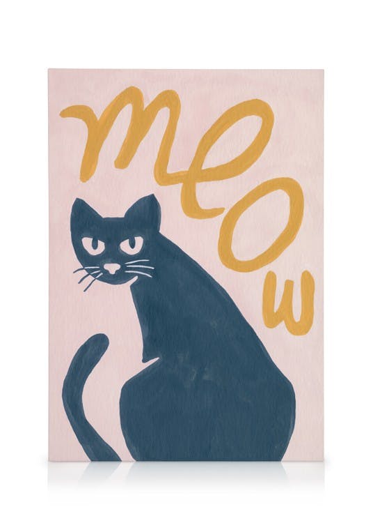 Canvas Prints Hey Kitty Canvas print (30x40 cm - Black Frame)