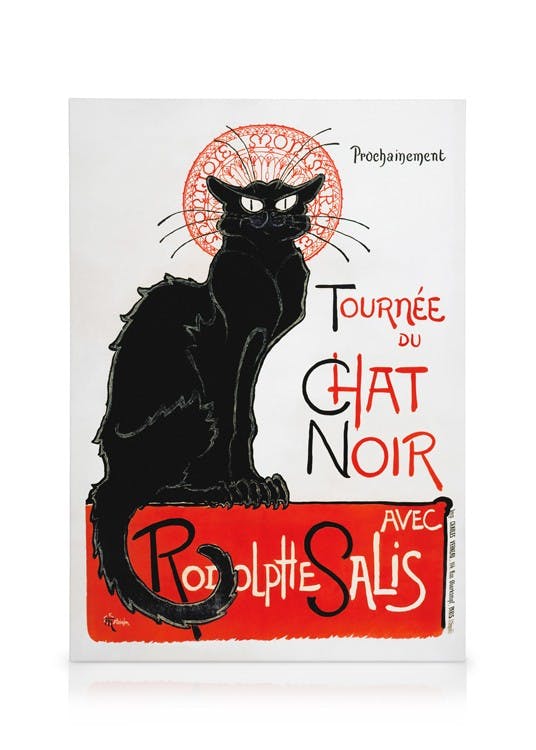 Canvas Prints Chat Noir Canvas print (30x40 cm)