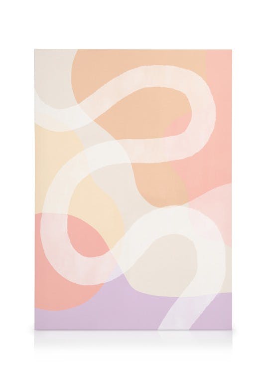 Canvas Prints Shapes in Color No2 Canvas print (30x40 cm - Black Frame)