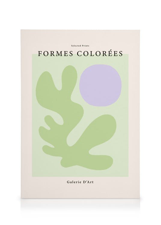 Canvas Prints Formes Colorées No2 Canvas print (30x40 cm)