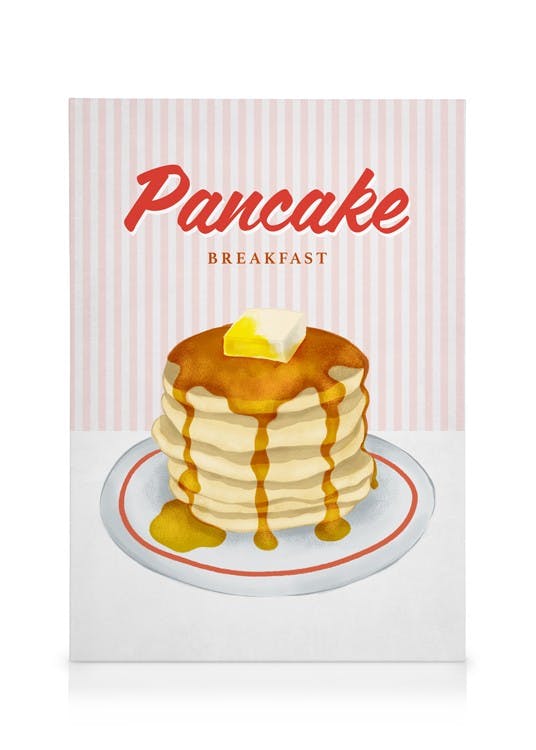Telas decorativas Diner Pancake Quadro em tela (50x70 cm)