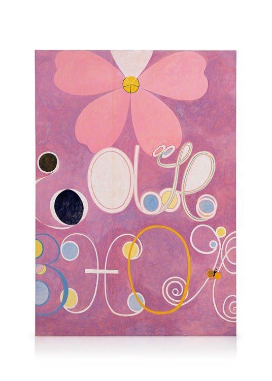 Leinwandbilder Leinwandbild - The Ten Largest No. 5 - Adulthood by Hilma af Klint (30x40 cm - Holzrahmen schwarz)