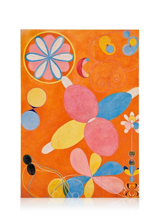 Canvas Prints Canvas print - The Ten Largest No. 4 - Youth by Hilma af Klint (30x40 cm - Black Frame)
