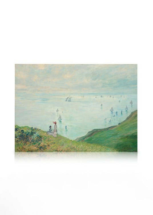 Obrazy na płótnie Monet - Cliffs at Pourville Obraz na płótnie (30x40 cm)