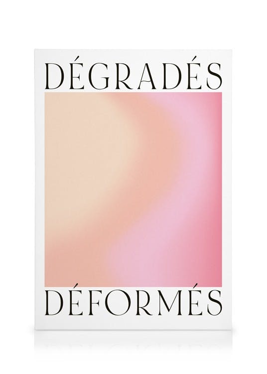 Canvas Prints Distorted Gradients No1 Canvas print (50x70 cm)