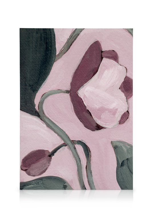 Canvas Schilderijen Floral Painting No2 Canvas (50x70 cm)