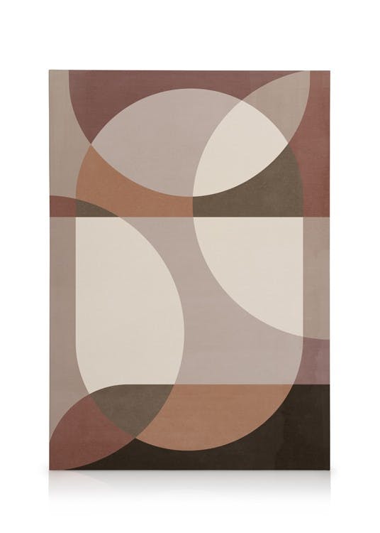Canvas Prints Geometric Forms Canvas print (30x40 cm - Oak Frame)
