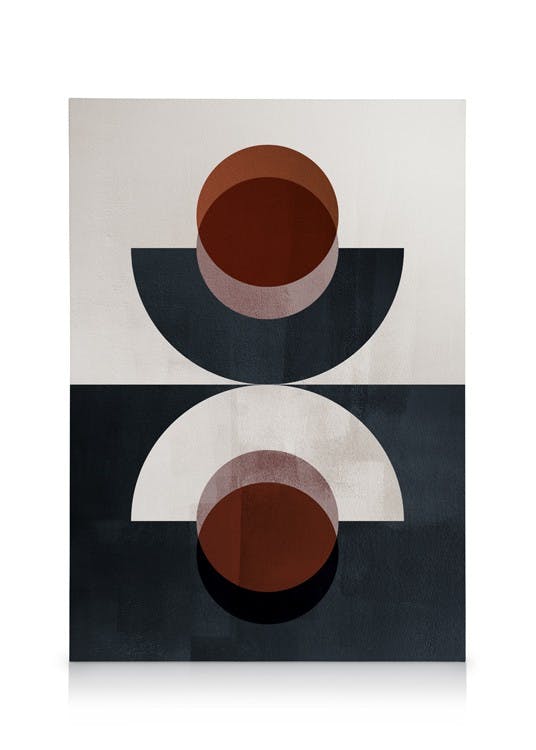 Canvas Prints Dark Arches No2 Canvas print (30x40 cm - Black Frame)