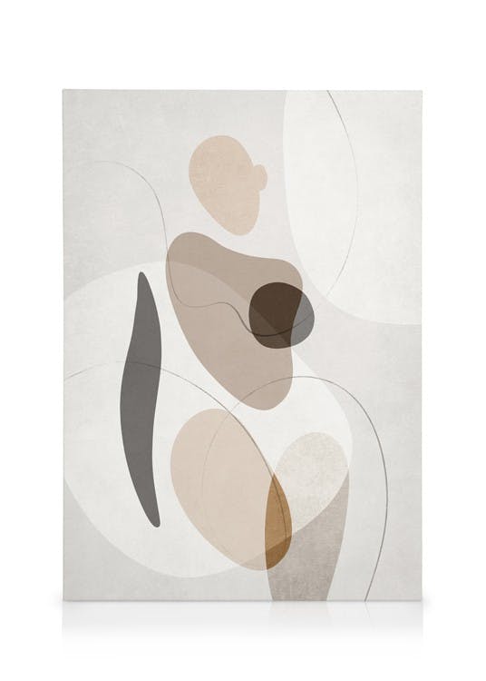 Organic Shapes Figure No2 Obraz na plátne (50x70 cm)