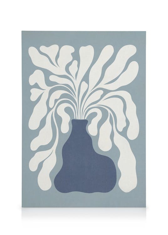 Canvas Prints Modern Plant Canvas print (30x40 cm - Oak Frame)