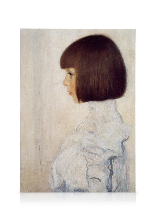 Gustav Klimt - Portrait of Helene Klimt Toile (30x40 cm - Cadre de chêne) - Toiles