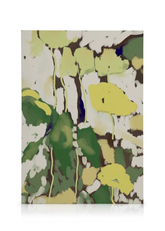 Canvas Schilderijen Le Jardin No10 Canvas (50x70 cm - Fotolijst Zwart)
