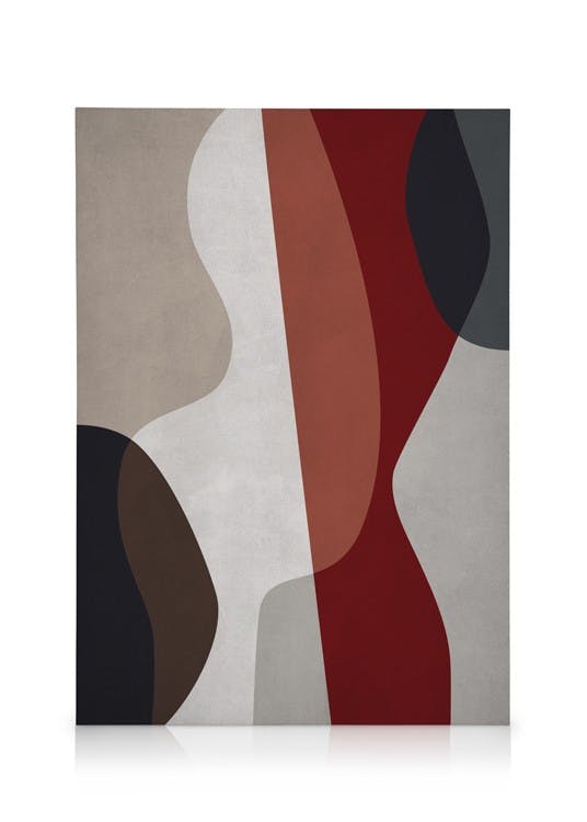 Obrazy na płótnie Bold Graphic Forms No2 Obraz na płótnie (30x40 cm - Czarna ramka)