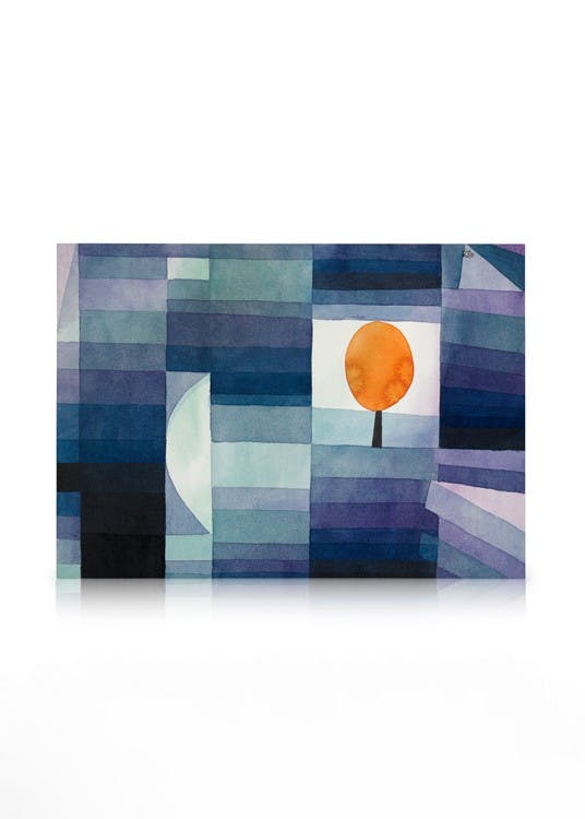 Canvas Prints Paul Klee - The Harbinger of Autumn Canvas print (30x40 cm)