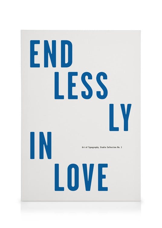 Canvas Prints Endlessly in Love Canvas print (50x70 cm)