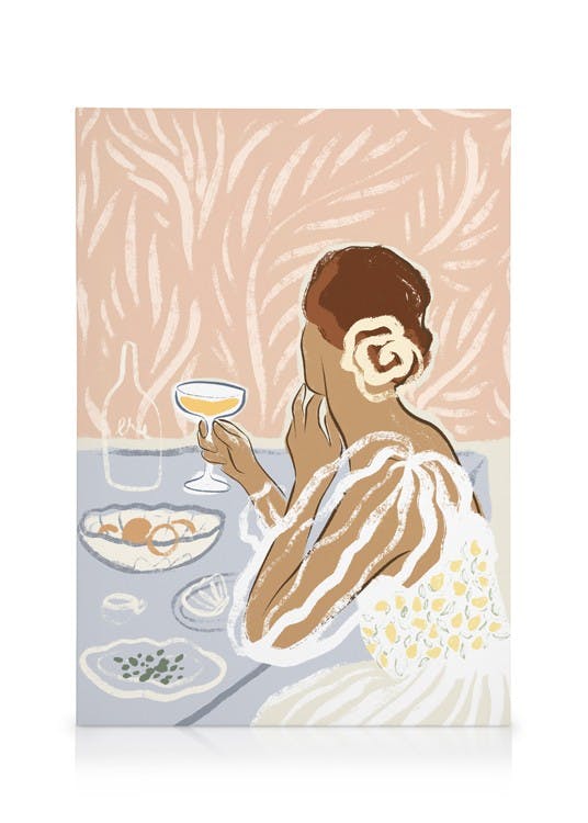 Having a Drink Canvas (30x40 cm)