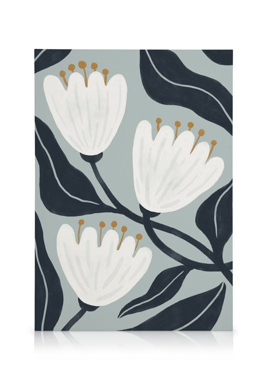 Graphic Florals No1 Toile (50x70 cm) - Toiles