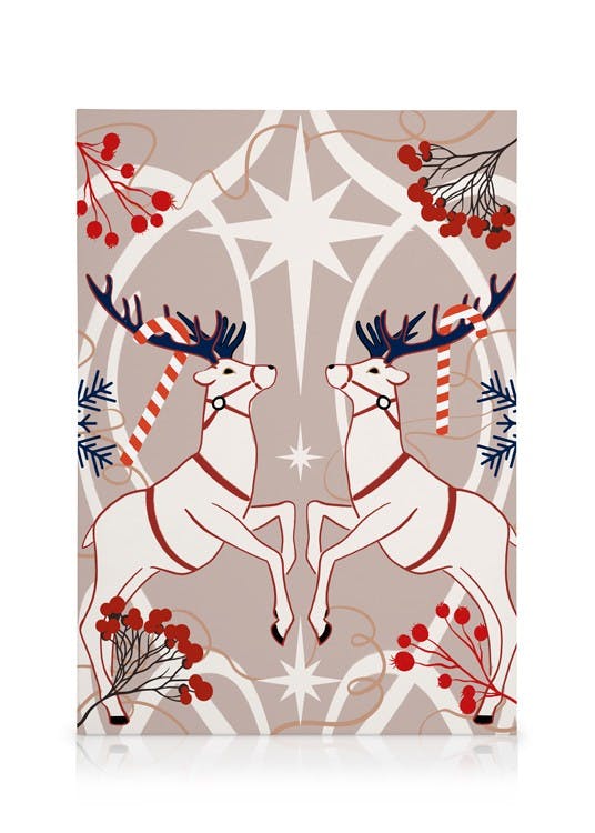 Canvas Prints Holiday Pattern No2 Canvas print (30x40 cm - Oak Frame)
