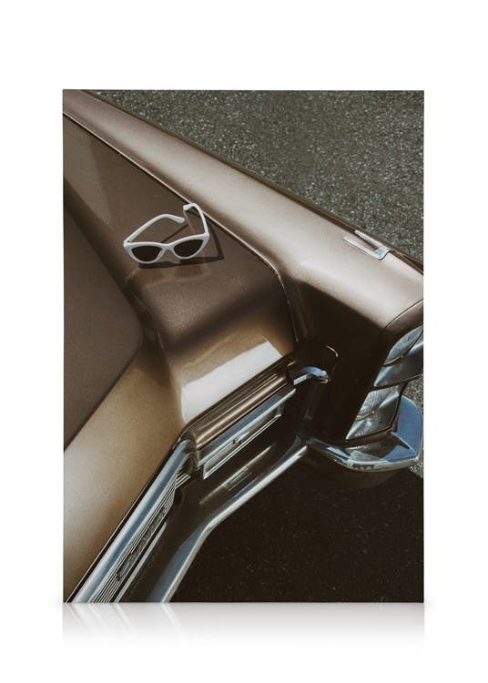 Obrazy na płótnie Sunny Cadillac Obraz na płótnie (50x70 cm - Ramka dębowa)