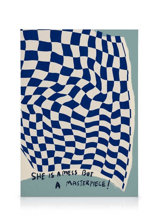 Canvas Prints She is a Mess but a Masterpiece Canvas print (30x40 cm)