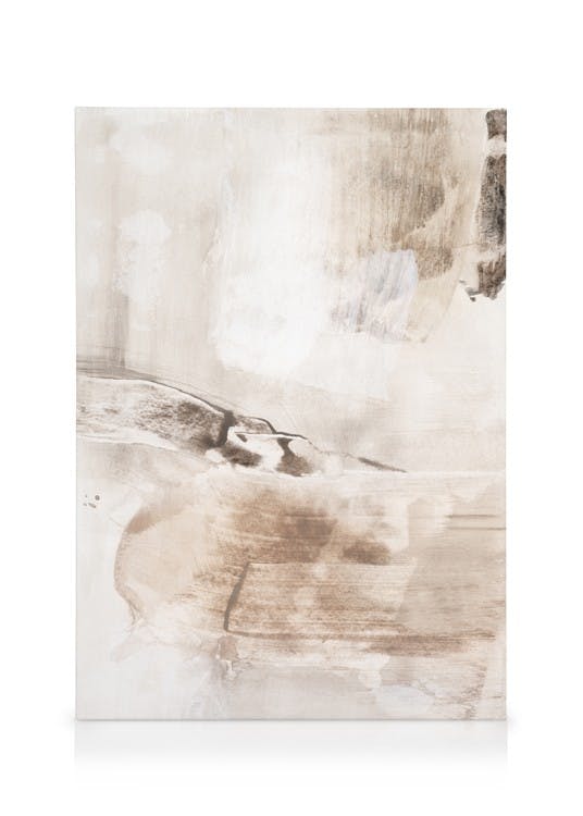 Soft Beige Painting No2 Stampa su Tela (50x70 cm)-Stampe su tela