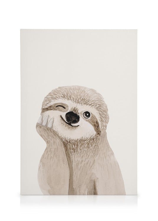 Obrazy na płótnie Cheeky Sloth Obraz na płótnie (30x40 cm)